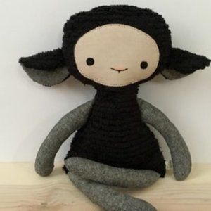 Yellow Easter Bunny Stuffed Animal Cute Plush Toy